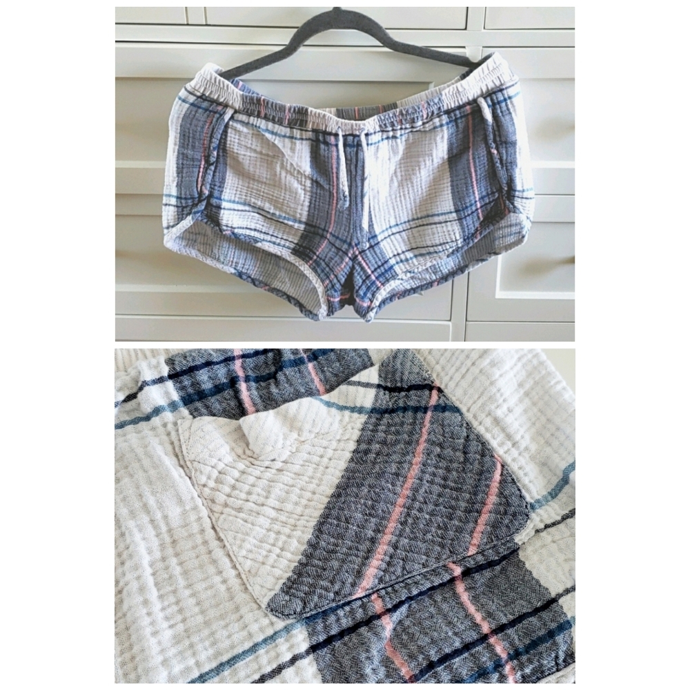 🌴 Cloth & Stone plaid shorts - Large